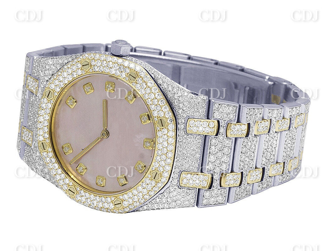 GRA Certified Moissanite Studded AP watch customdiamjewel