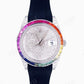 Custom Rainbow Bezel Rolex Moissanite Watch customdiamjewel