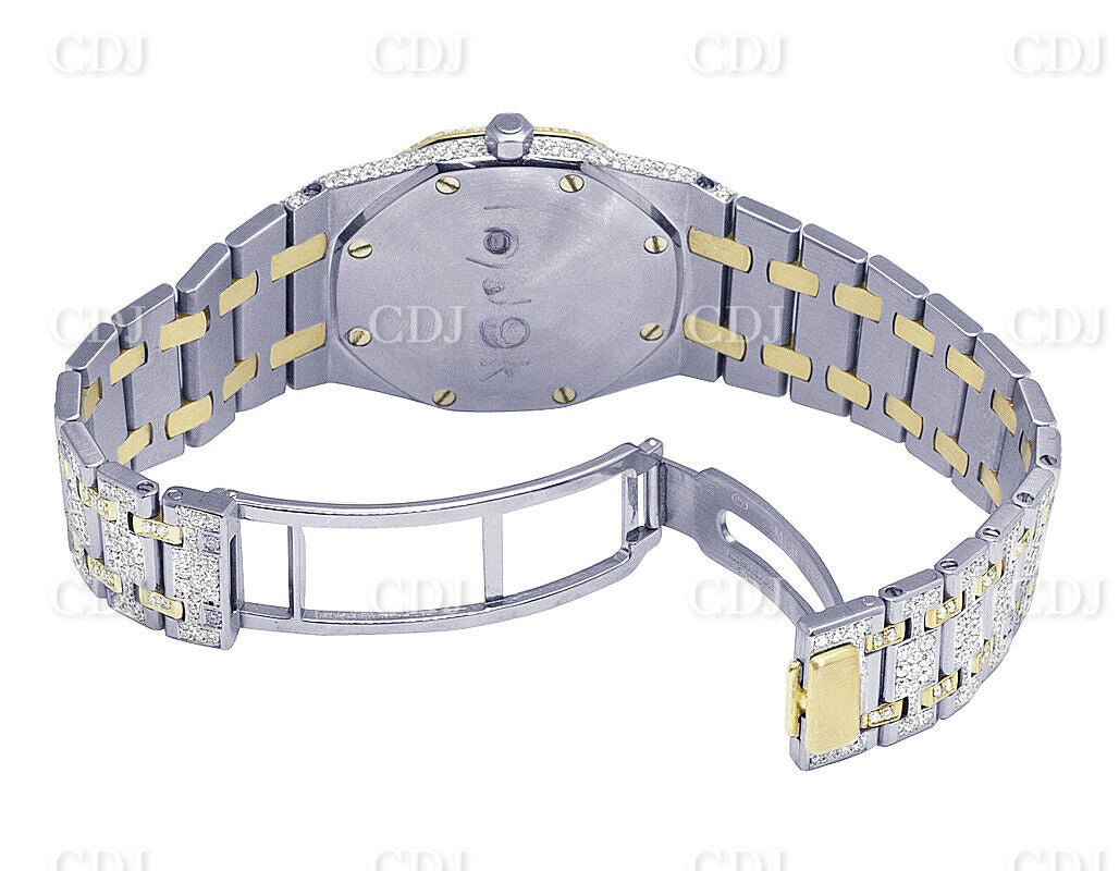 GRA Certified Moissanite Studded AP watch customdiamjewel