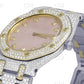 GRA Certified Moissanite Studded AP watch customdiamjewel