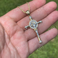 Silver Cross Jesus Crucifix Pendant  customdiamjewel   