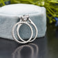 Lab-Grown Diamond Halo Engagement Ring