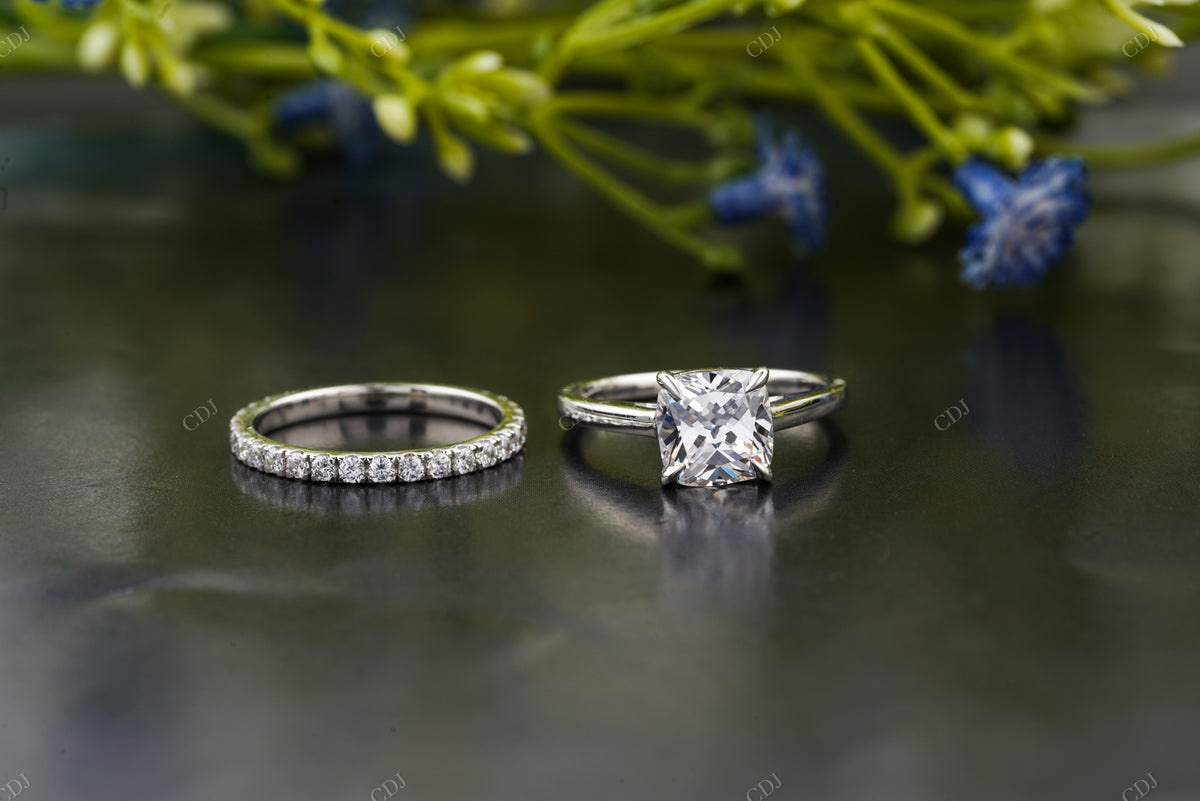 Lab-Grown Diamond Halo Engagement Ring