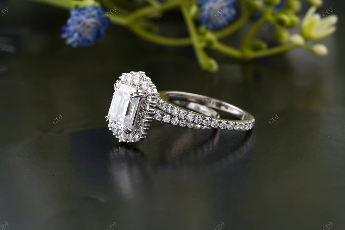 Emerald Cut Lab-Grown Diamond Ring