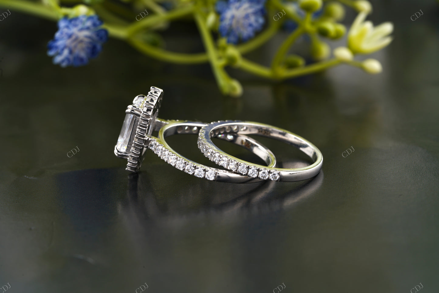 Emerald Cut Lab-Grown Diamond Ring