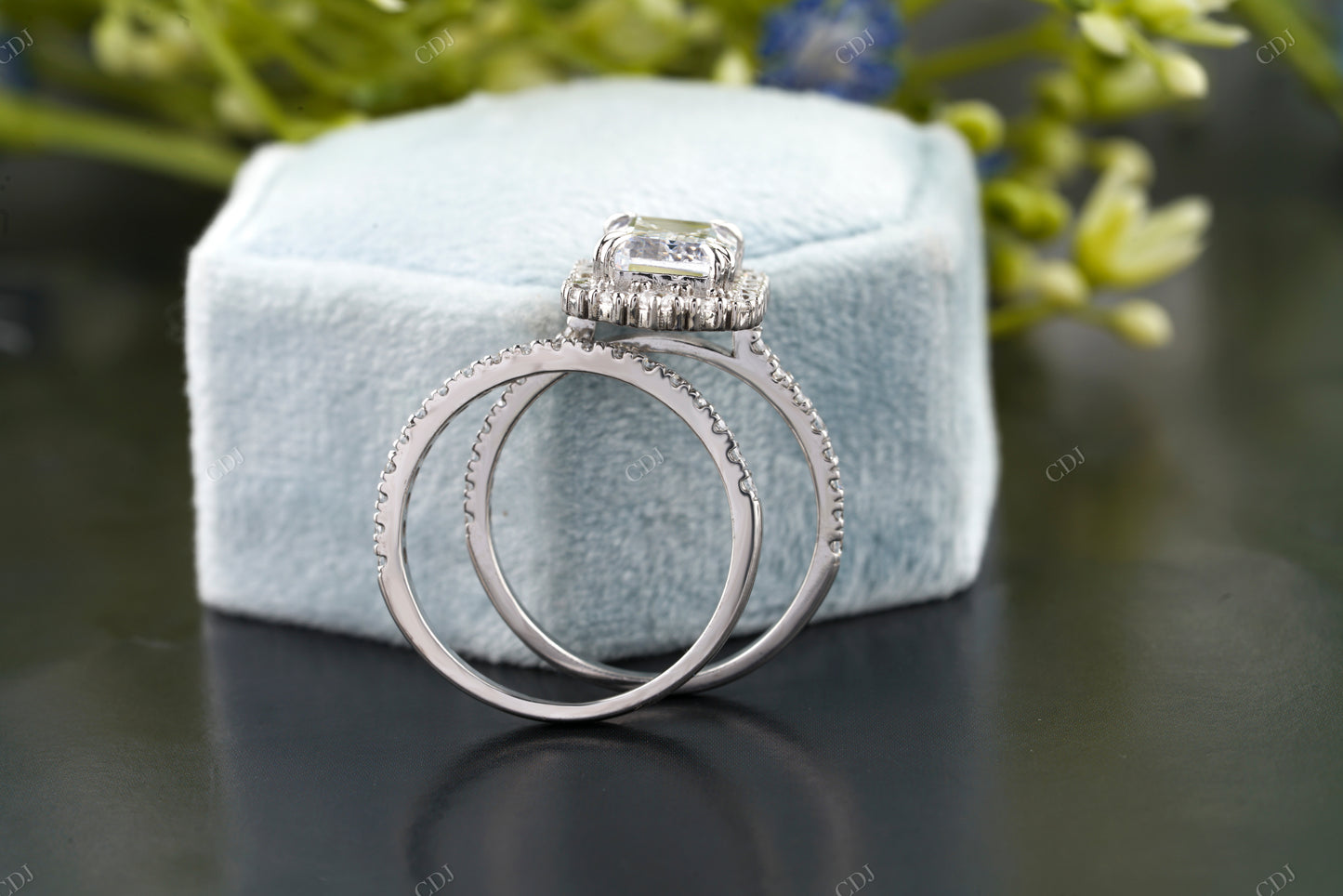 Emerald Cut Lab-Grown Diamond Ring