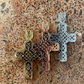 Round And Baguette Diamond Cross Pendant  customdiamjewel   