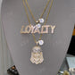 14K Gold Jesus Pendant With LOYALTY Pendant hip hop jewelry CustomDiamJewel   