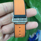 Customized Hip Hop Studded Silicone Belt Diamond Watch customdiamjewel