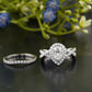 Pear Cut Lab-Grown Diamond Halo Ring