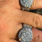 5ctw Large Round Diamond Hip Hop Ring  customdiamjewel   