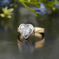 Heart Lab-Grown Diamond Two Tone Ring