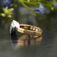 Heart Lab-Grown Diamond Two Tone Ring