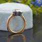 Heart Lab-Grown Diamond Two Tone Ring