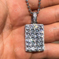 6CTW Dog Tag Hip Hop Pendant  customdiamjewel   