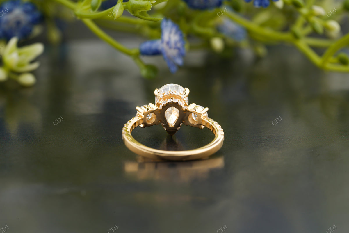 Pear Trilogy Lab-Grown Diamond Ring