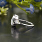 Hexagon Lab-Grown Diamond Trilogy Ring
