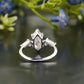 Hexagon Lab-Grown Diamond Trilogy Ring