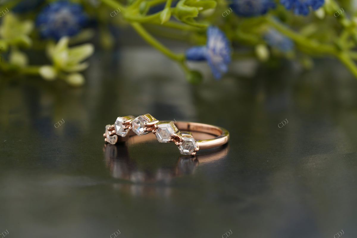 Hexagon Lab-Grown Diamond Eternity Ring