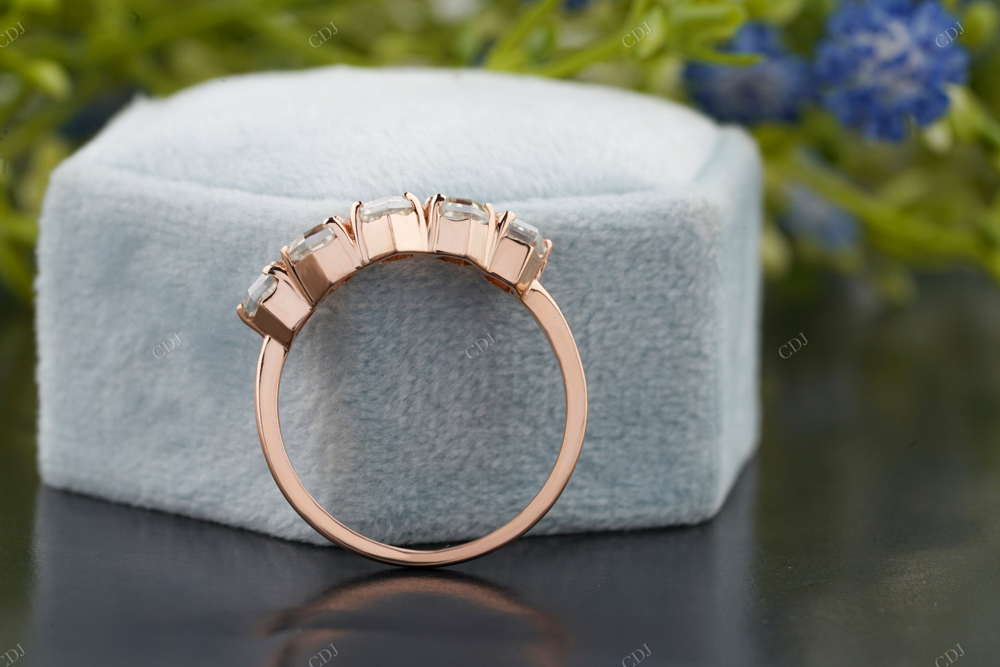 Hexagon Lab-Grown Diamond Eternity Ring