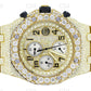 Moissanite Studded Hip Hop Iced Out Bust Down Watch customdiamjewel