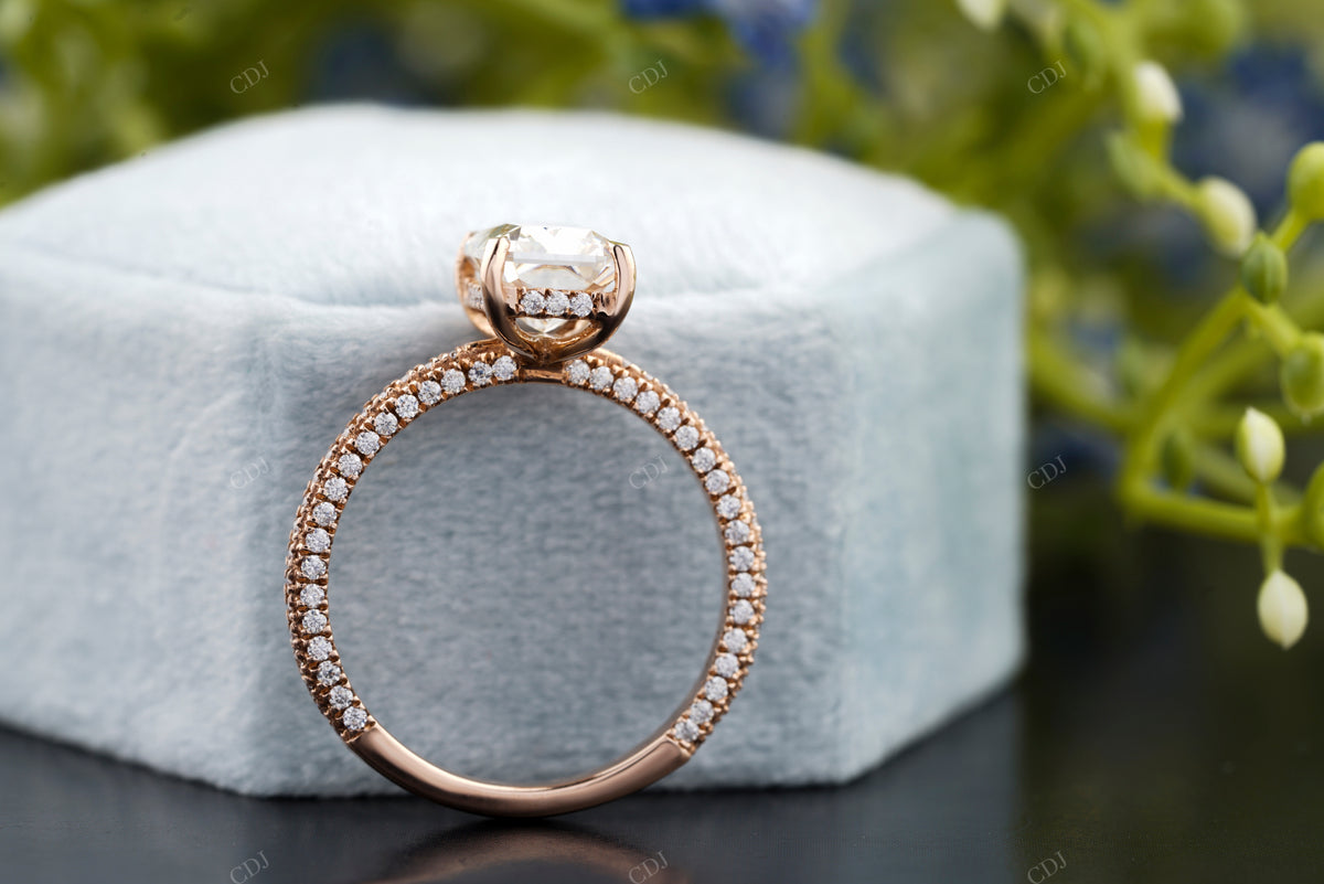 Radiant Lab-Grown Diamond Four-Prong Ring customdiamjewel