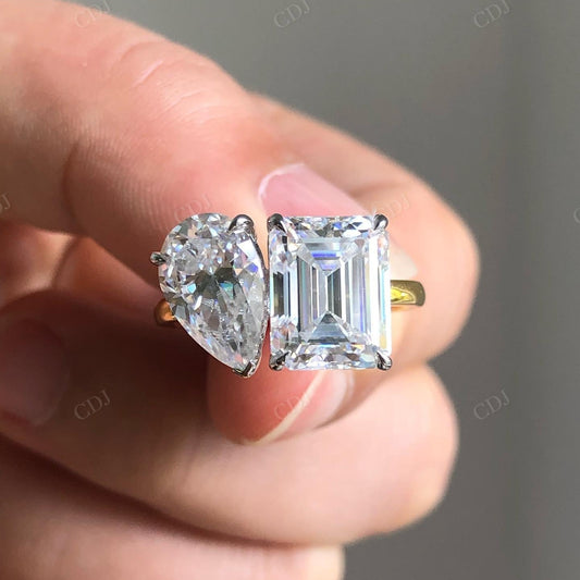 Toi et Moi Lab Grown Diamond Ring For Women customdiamjewel