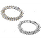 Custom Design Spiked Baguatte Moissanite Link Bracelet