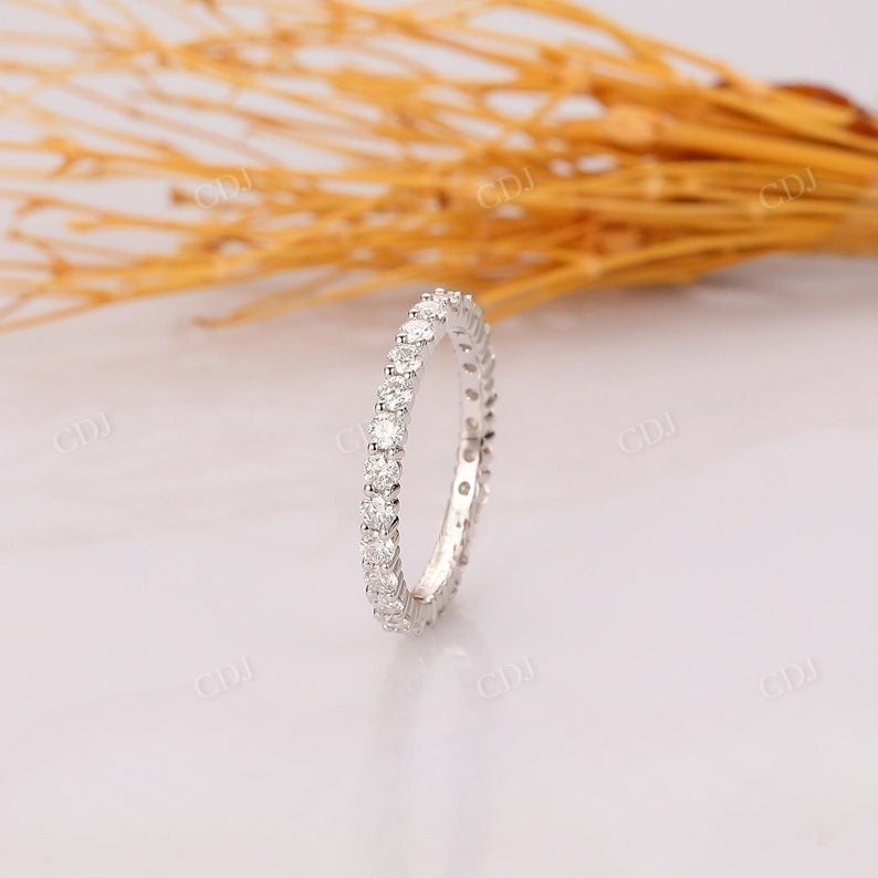 0.86CTW Full Eternity Round Cut Natural Diamond Wedding Band Wedding Band customdiamjewel   