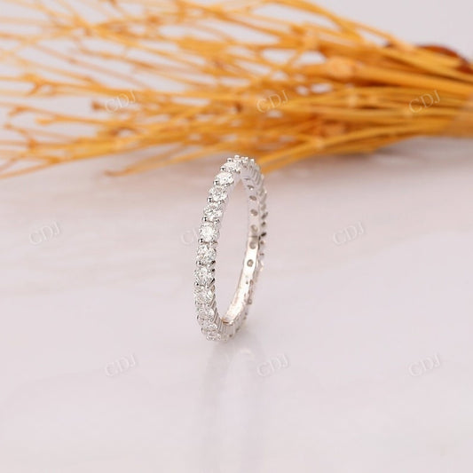 0.86CTW Full Eternity Round Cut Natural Diamond Wedding Band Wedding Band customdiamjewel   