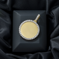 Iced Out 1.00 CT Circle Picture Pendant hip hop jewelry CustomDiamJewel