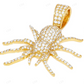 Sterling Silver Custom Moissanite Spider Pendant CustomDiamJewel
