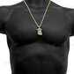 Hip Hop Moissanite Simulated Crown Jesus Pendant hip hop jewelry CustomDiamJewel