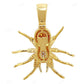 Sterling Silver Custom Moissanite Spider Pendant CustomDiamJewel