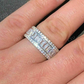 Baguette Diamond Tennis Wedding Band For Men  customdiamjewel   