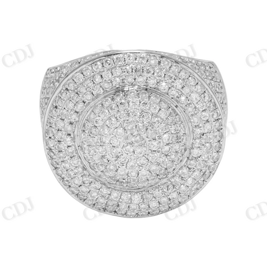 925 Silver Cluster Moissanite Ring Hip Hop Ring customdiamjewel
