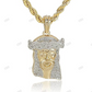 Hip Hop Moissanite Simulated Crown Jesus Pendant hip hop jewelry CustomDiamJewel