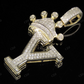 1.5" 10K Solid Gold Real Diamond Crown Initial 'Y' Letter Pendant CustomDiamJewel