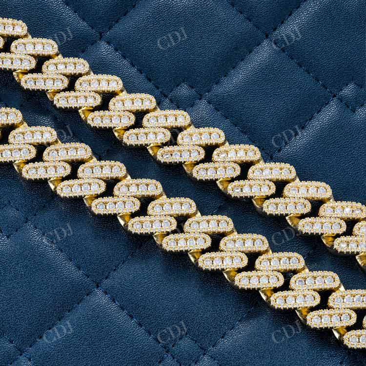 Iced Out Diamond Miami Hip Hop Cuban link Chain hip hop jewelry customdiamjewel   