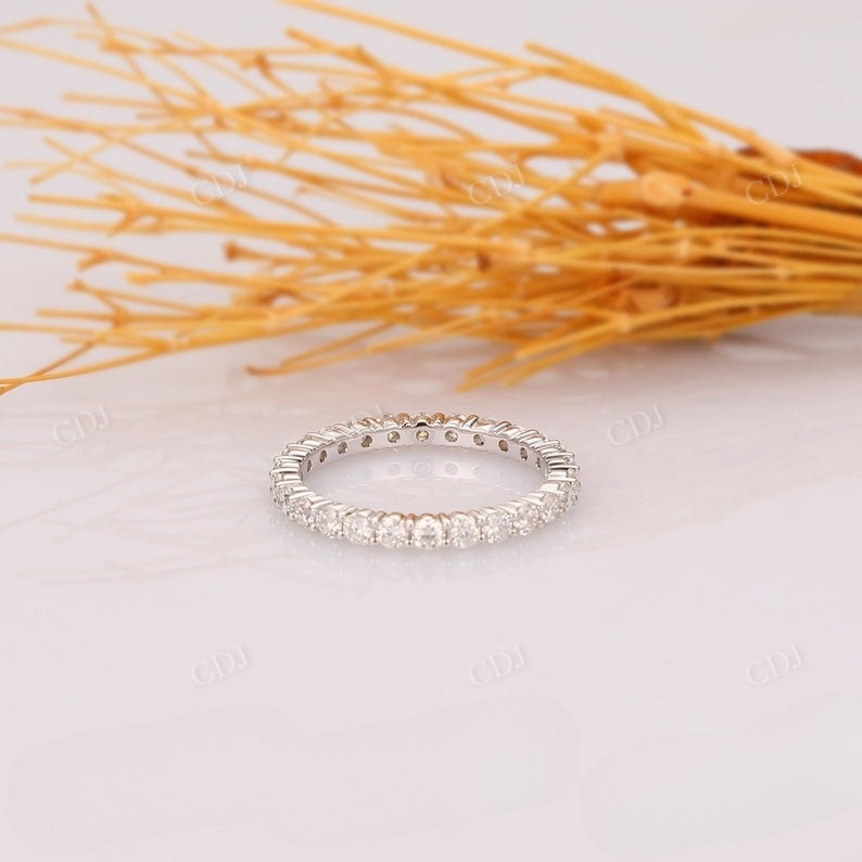 0.86CTW Round Cut Lab Grown Diamond Wedding Band  customdiamjewel   