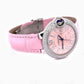Cartier Pink Dial Custom Diamond Watch For Women customdiamjewel