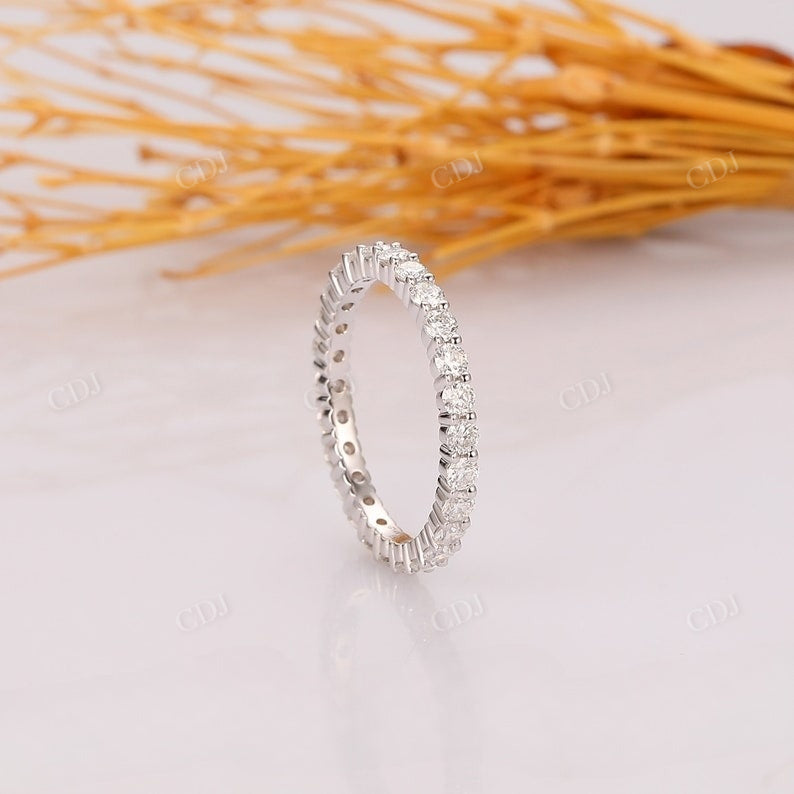 0.86CTW Round Cut Lab Grown Diamond Wedding Band  customdiamjewel   