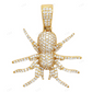 Sterling Silver Custom Moissanite Spider Pendant CustomDiamJewel