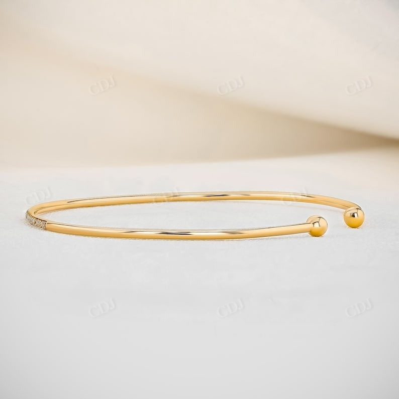 0.16CTW Lab Grown Diamond Flexible Thin Bangle Bracelet  customdiamjewel   