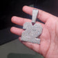 Lucky Number "22" Iced Out Round Moissanite Silver Pendant hip hop jewelry customdiamjewel   