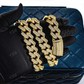 18MM Yellow Gold Miami Cuban Link Chain hip hop jewelry customdiamjewel   
