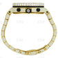 Moissanite Studded Hip Hop Iced Out Bust Down Watch customdiamjewel
