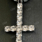 Lab Grown Diamond Inverted Cross Pendant  customdiamjewel   