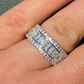 Baguette Diamond Tennis Wedding Band For Men  customdiamjewel   
