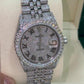 Natural Diamond Studded Buss Down Rolex Jubilee Watch hip hop jewelry CustomDiamJewel
